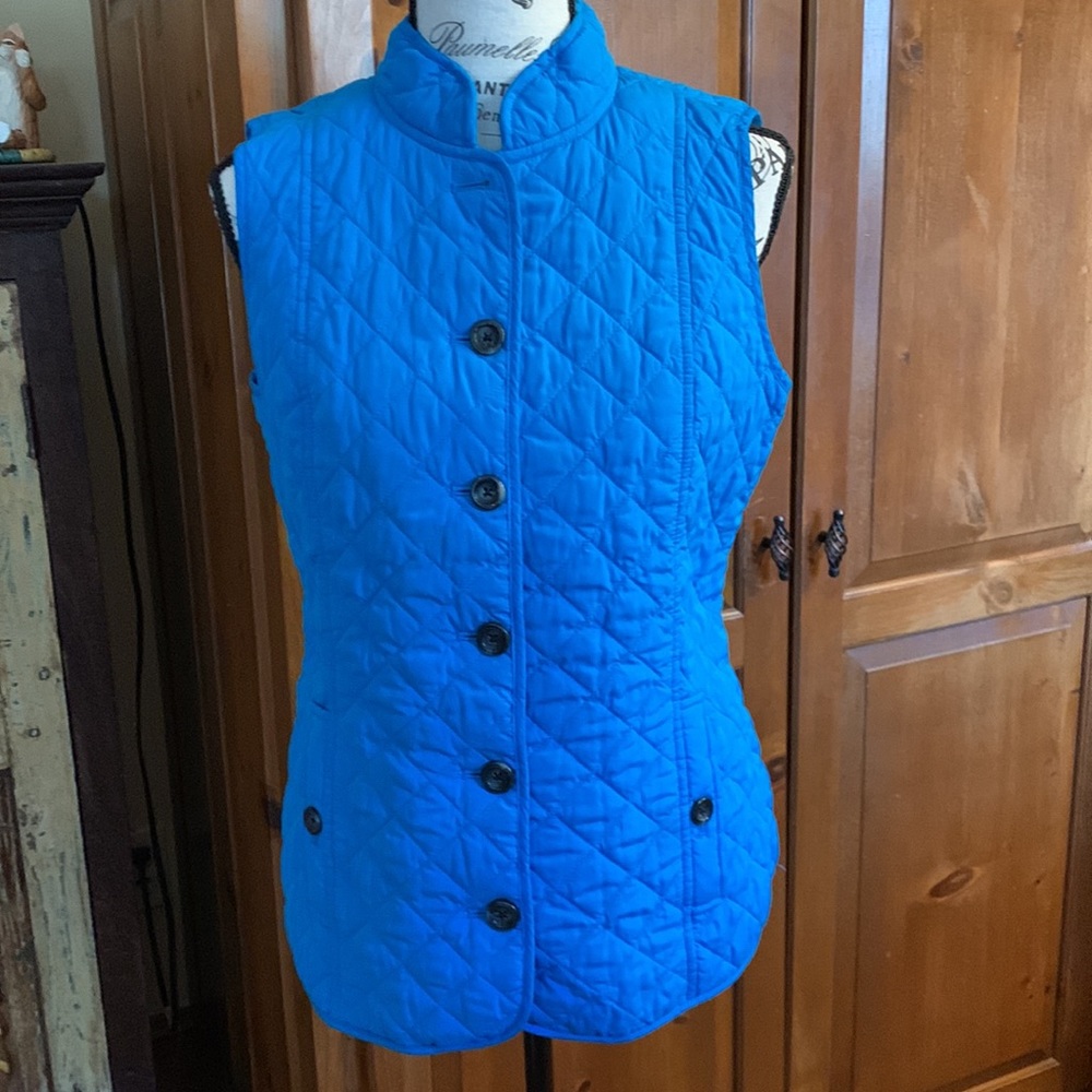 J. Jill Quilted vest Jacket size small
